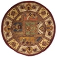 thumbnail image 2 of SAFAVIEH Classic Clotilda Floral Wool Area Rug, Assorted, 3'6" x 3'6" Round, 2 of 10