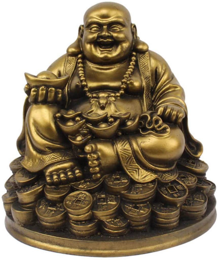Buddha Oil Burner Three Laughing Buddhas Glass Top 