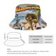 thumbnail image 2 of Madagascar Sombrero bucket para adultos, gorra de protección solar, sombrero de pescador plegable para viajes al aire libre, pesca y actividades de verano, 2 of 6