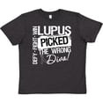 thumbnail image 3 of Inktastic Lupus Picked The Wrong Diva Youth T-Shirt, 3 of 5