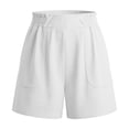 thumbnail image 5 of BLVB Womens Summer Shorts with Pockets High Waisted Lightweight Shorts Wide Leg Cute Casual Shorts Vacation Outfit, 5 of 6