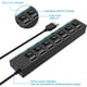 thumbnail image 5 of Hub USB 2.0 de 7 puertos, interruptores individuales, indicadores LED, Plug&Play, para ampliación de portátiles/dispositivos, 5 of 6