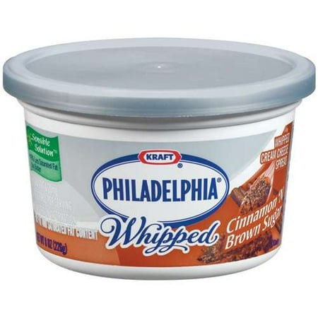 Kraft Philadelphia: Whipped Cinnamon 'n Brown Sugar Cream Cheese Spread, 8 oz