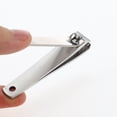thumbnail image 2 of 1pc Portable Large Flat Nail Clippers Toenail Clippers for Women Men Silver Tone, 2 of 6
