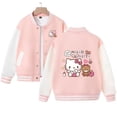 thumbnail image 1 of Chaqueta de béisbol uniforme digital impresa con gatos lindos de anime, 1 of 2