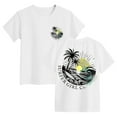 thumbnail image 2 of Gubotare Girls Blouses Girls' Short Sleeve Shirts for Kids Crewneck Cute Casual Tee Blouse Size 9-10 (White,9-10 Years), 2 of 5