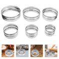 thumbnail image 3 of 6Pcs Round Cake Ring Stainless Steel Cake Ring Mousse Mold Kitchen Baking Cake Ring Mold, 3 of 5
