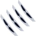 thumbnail image 2 of Autocollant Anti-Collision de Porte de Voiture, 4 Pcs Bande Anti-Collision Autocollant Réfléchissant Universel Protection Anti-Collision Bande de Protection de Moulage, Blanc, 2 of 4