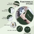 thumbnail image 5 of 2026-2028 Monthly Planner, 8.5x11": 24 Months (July. 2026 - June. 2028), Large Daily Blocks, Deep Green, 5 of 7
