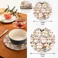 thumbnail image 3 of Rabbit 2 Pack Pot Holders Trivets, Heat Resistant Hot Pads for Kitchen Table Decoration Trivets for Hot Dishes/Pot/Bowl/Teapot/Kitchen Hot Pads Trivets, 7" + 9.45", 3 of 7
