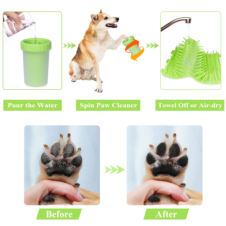 Dog Paw Washer, Dog Foot Cleaner,things For Dogs Must Haves, 2 In