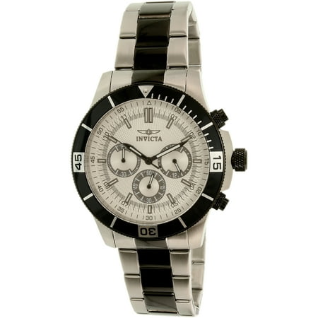 Invicta Men's Specialty Two Tone Stainless Steel Bracelet Watch - Silver