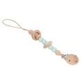 thumbnail image 4 of Cadena de silicona para chupete de bebé, a prueba de caídas, segura, ligera, para hacer uno mismo, para niños pequeños, color verde claro, 4 of 14