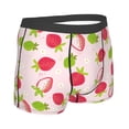thumbnail image 4 of Uemuo Hand Drawn Strawberry Pattern Men's Boxer Briefs,Trunk Anti-Chafing,Comfortable, Durable, and Stylish Underwear-Small, 4 of 9