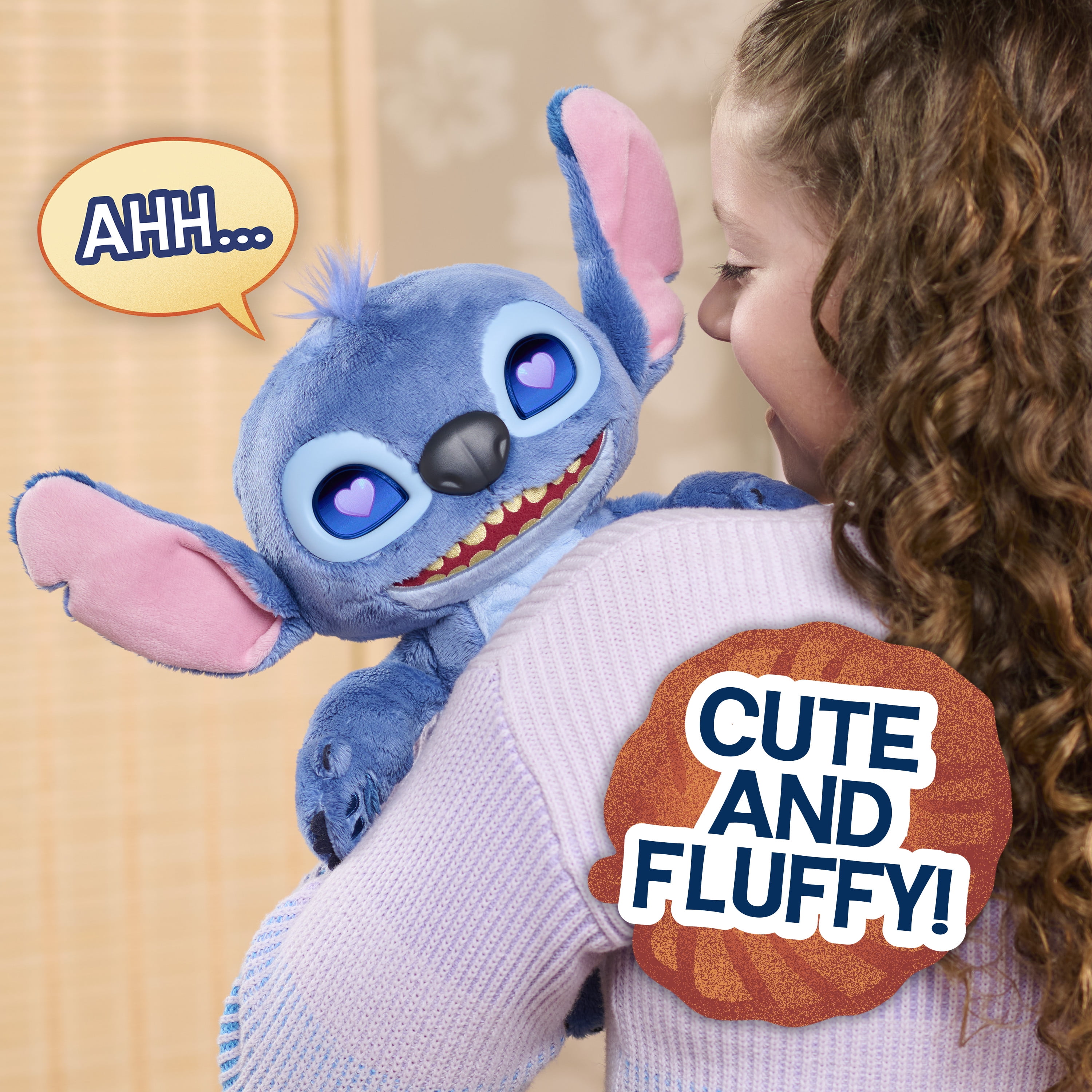 Disney Stitch Many Moods Interactive Plush Toy, 50+ Sounds