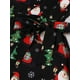 thumbnail image 4 of Vestido de fiesta adelgazante de manga corta con cuello cuadrado, estampado navideño, informal y elegante, hasta la rodilla, Carnaval para mujer, 4 of 5