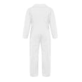 thumbnail image 3 of iixpin Kid Boys Coverall Jumpsuit Mechanic Boiler Suit Flightsuit Uniform Outfits Carnival Party Halloween Costume Ivory 14, 3 of 6