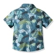 thumbnail image 4 of Fashion&nbsp;Toddler Outfits for Baby Boy Clothes Outfits Cotton Leaves Printed Shirts Casual 2PC Set, 4 of 8