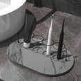 thumbnail image 5 of Toothbrush Holders for Bathroom, Metal Toothbrush Organizer with Diatomite Base A, 5 of 8