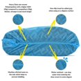 thumbnail image 1 of 100 Packs (50 Pairs) Of High Quality Disposable Shoe And Boot Covers, Durable, Waterproof, Non-slip Shoe Covers., 1 of 5