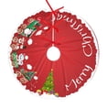 thumbnail image 5 of JOOCAR Christmas Tree Skirt, 48 Inch Christmas Tree Skirt, Santa Drives Train Deer Penguin Merry Christmas Tree Skirt for Christmas Tree Decoration Home Christmas Party Decoration, 5 of 5