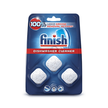 Finish In-Wash Dishwasher Cleaner: Clean Hidden Grease and Grime, 3ct