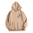 thumbnail image 6 of CONZONE Men's Hoodies Long Sleeve Pullover Hoodie for Men Rose Graphic Y2K Hooded Sweatshirts With Pocket, 6 of 7