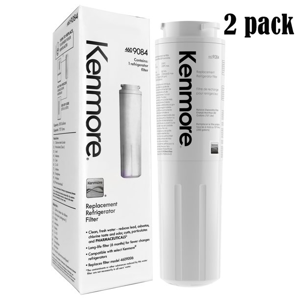 2 Pack Water Filter Refrigerator Water Filter Compatible with Kenmore