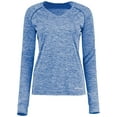thumbnail image 2 of Holloway Sportswear L Womens Electrify Coolcore® Long Sleeve Tee Royal Heather 222770, 2 of 5
