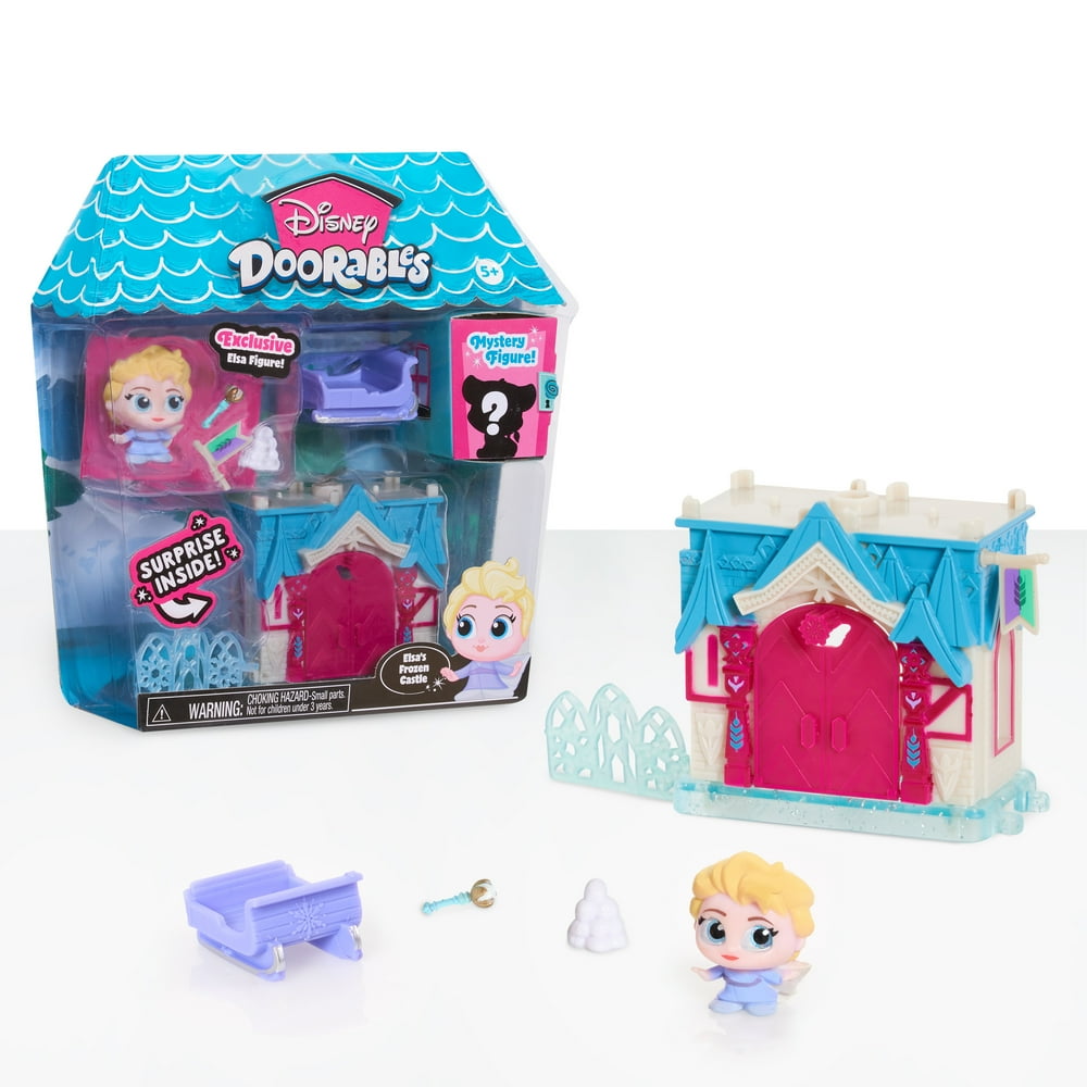 Disney Doorables Mini Playset Elsa’s Frozen Castle, Playsets, Ages 5 Up