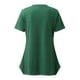 thumbnail image 5 of Gibobby Camisetas Mujer Baratas Manga Corta Camiseta suelta informal con cuello en V para mujer, blusa manga corta con estampado(Verde,XL), 5 of 5
