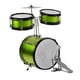 thumbnail image 5 of Tambor de percusión Niños Niños Principiantes Junior Juego de batería de 3 piezas Kit de batería Instrumento musical de percusión con platillos Baquetas Taburete ajustable Irfora Tambor de percusión, 5 of 6