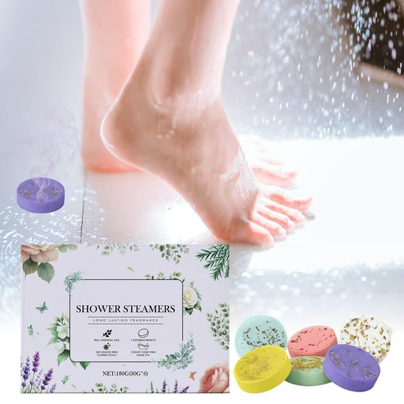 Hydrating Aromatic Steam Shower Tablets Relaxing Aromatherapy Shower Steamers For Stress Various Scents For A Spa Like Experience At Home