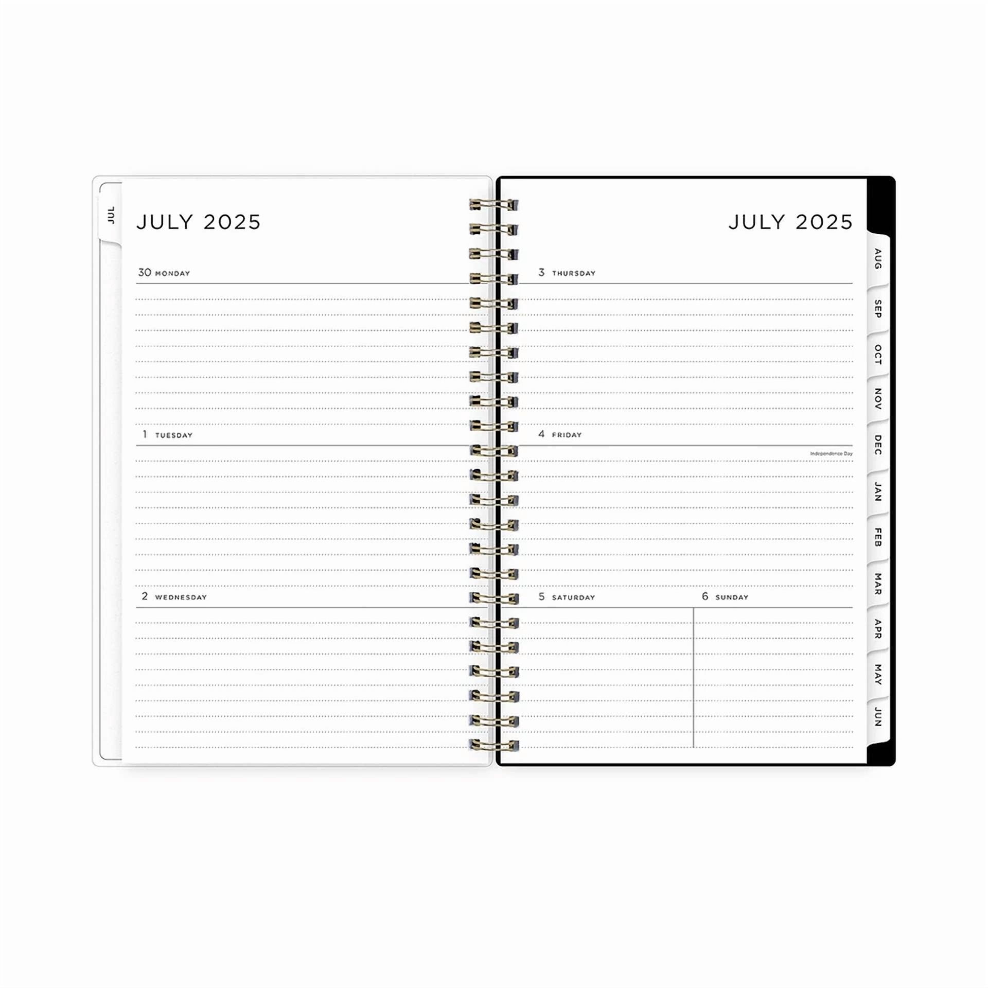 2025-2026 Blue Sky Leopard 5" X 8" Academic Year Weekly & Monthly Planner