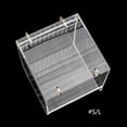 thumbnail image 6 of WINDLAND Bird Bath Tub for Cage Parrot Shower Accessories Hanging Clear Bathing Box, 6 of 6