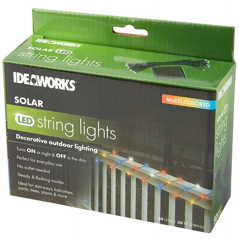 Ideaworks Outdoor Solar String LED Lights (Blue) Ideaworks Outdoor Solar String LED Lights (Blue)