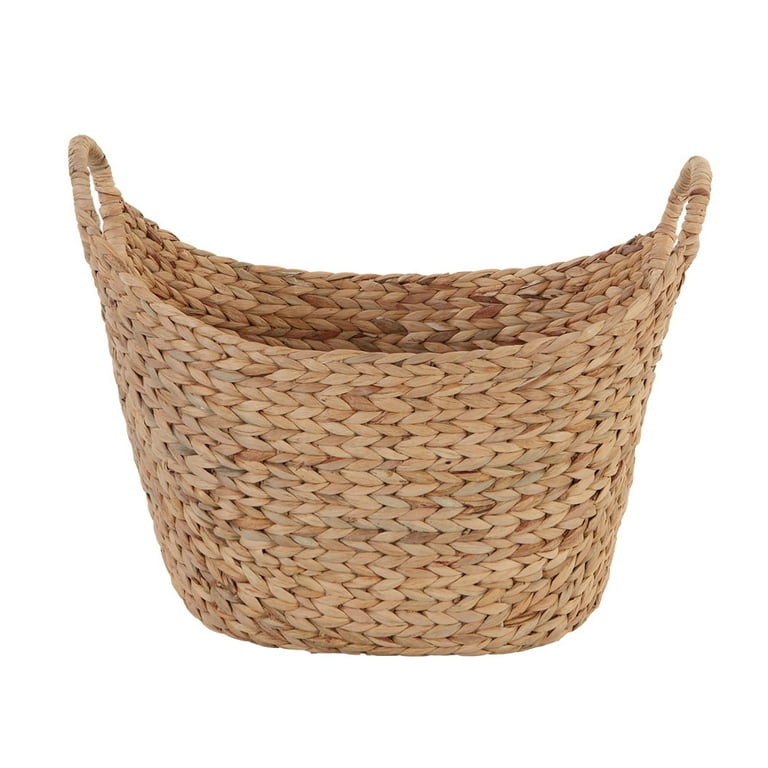 Better Homes & Gardens Large Natural Water Hyacinth Boat Basket