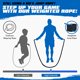 thumbnail image 2 of Jump Rope Ayombo pesa 0,45 kg para entrenamiento físico, 2 of 7