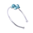 thumbnail image 1 of Heliisoer Raccords en Cuivre Bijoux Perçage Plaqué Argent en Forme de C, 1 of 1