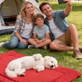 thumbnail image 5 of Waterproof Dog Bed, 35X24 In, Outdoor Dog Mat, Durable Dog Bed, Dog Outdoor Bed, Dog Bed for Crate Washable, Pet Dog Supplies, Blue Compact Roll, 1 Pc, 5 of 8