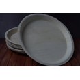 thumbnail image 3 of Areca Palm Leaf 12-Inch Round Regular Plate | 100% Natural & Compostable | Pack of 100, 3 of 4