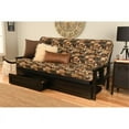 thumbnail image 2 of Kodiak Furniture Monterey Black Storage Futon with  Multi-Color Fabric Mattress, 2 of 3