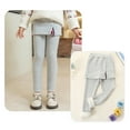 thumbnail image 2 of Generic Girls' Middle And Small Children's Fall And Winter Padded And Thickened Warm Slim Culottes Little Girl Leggings Junior Girls' Cozy Leggings Children'S Thermal Long Johns, 2 of 4