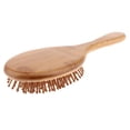 thumbnail image 2 of Cepillo para el cabello con cojín de de bambú que reduce la pérdida de Redondo Zulema Peine de masaje de cuero cabelludo, 2 of 8