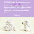 thumbnail image 5 of warmies Junior 9” Marshmallow Bear Stuffed Animal, Microwavable Heated Plushies and Weighted Soft Plush Toys, 5 of 5