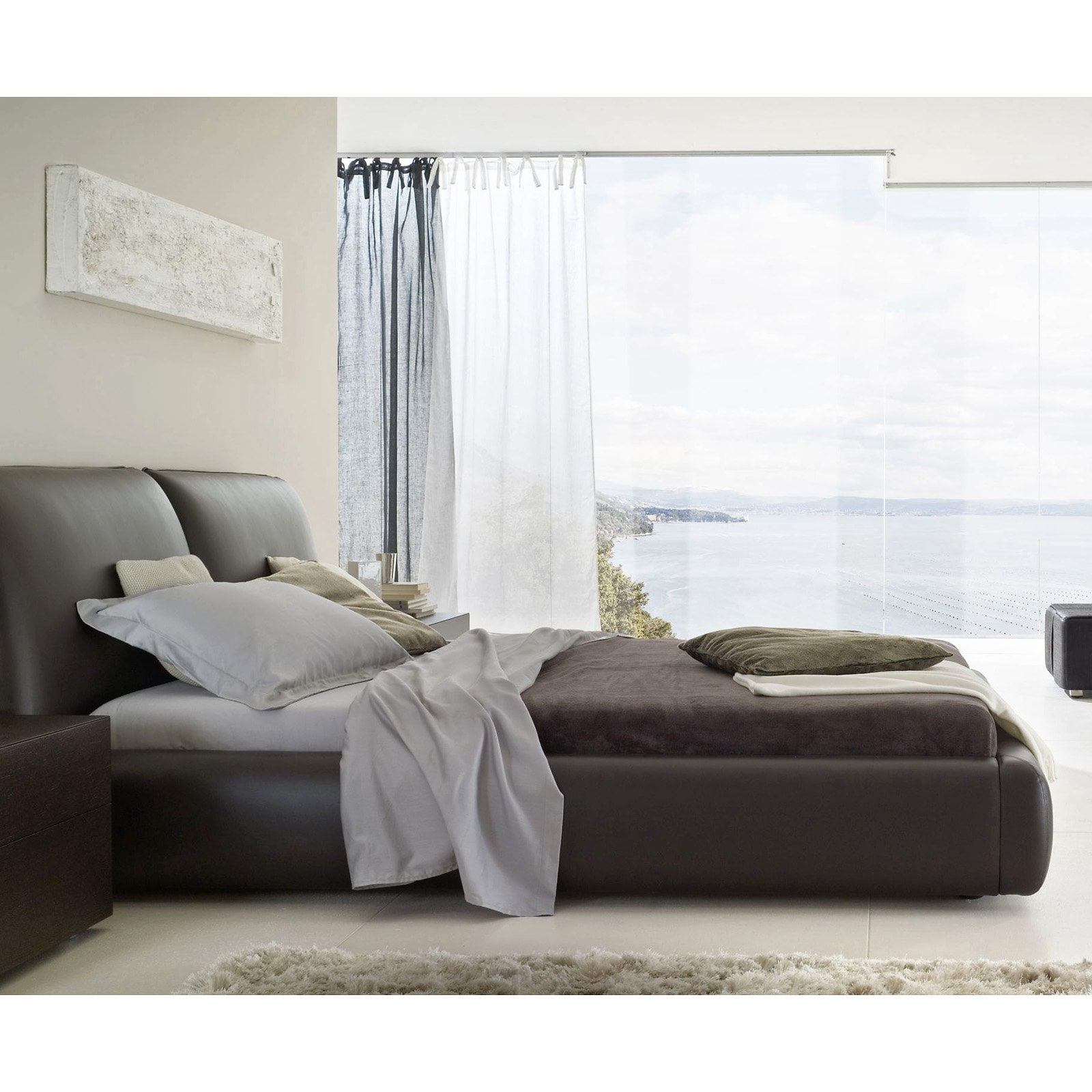 Pavo Platform Bed - Brown - Queen - Walmart.com Pavo Platform Bed - Brown - Queen - Walmart.com