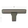 thumbnail image 2 of GlideRite 2-1/4 in. Solid Flat Cabinet T Knob, Graphite Gray - 4842-T-GPH, 25 Pack, 2 of 4