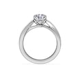 thumbnail image 2 of 1.00 Ct Brilliant Round Shape Solitaire Genuine Diamond Beautiful Wedding Ring for her Solid 18K White Gold Size 7, 2 of 8