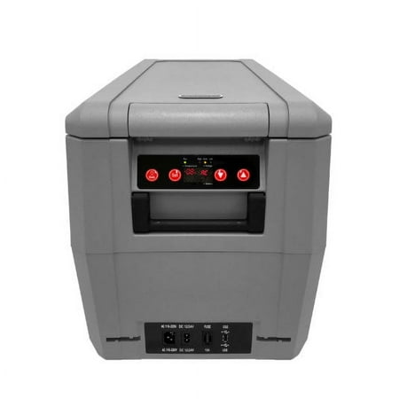 Whynter - 34 Quart Compact Portable Freezer Refrigerator with 12v DC Option - Gray