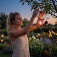 thumbnail image 3 of Solar Powered Hanging Bug Decorative Light 6 Inch Glowing Insect Art Sculpture Waterproof Metal for Outdoor Garden Patio Tree Porch Decor Summer Spring Blue, 3 of 5